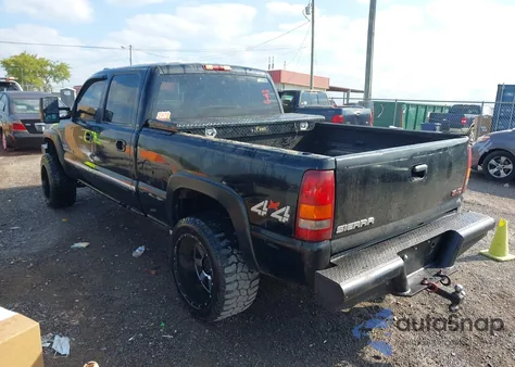 2002 GMC Sierra 2500Hd Sle из США, поврежденный, VIN 1GTHK23122F197153